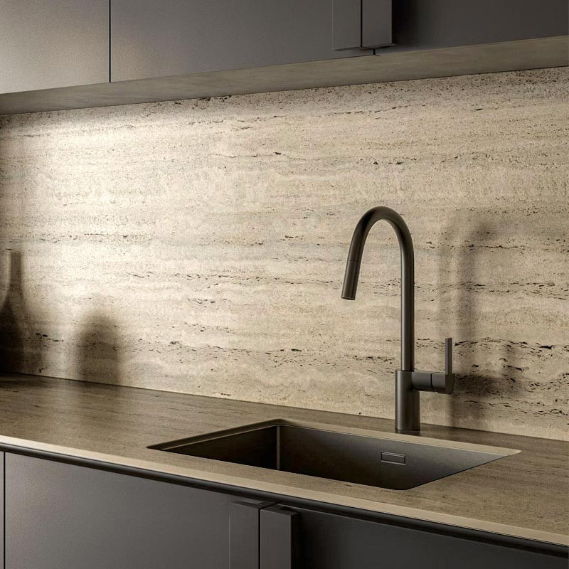 Plan de travail cuisine en Dekton® pietraEdition Nebu